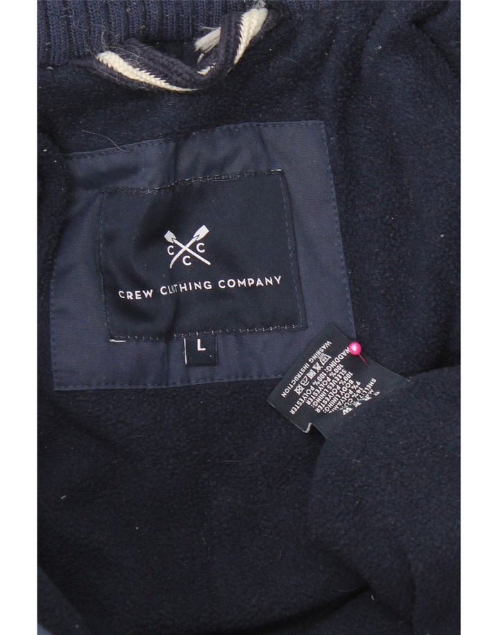 Crew Clothing Giacca imbottita da uomo UK 40 Large Blu Navy in cotone