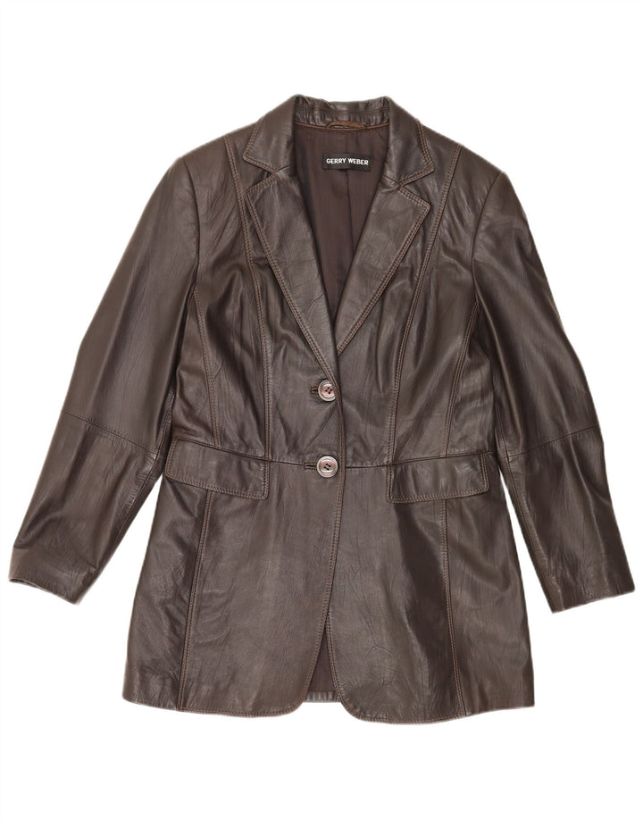 Giacca blazer da donna a 2 bottoni Gerry Weber UK 14 Marrone medio