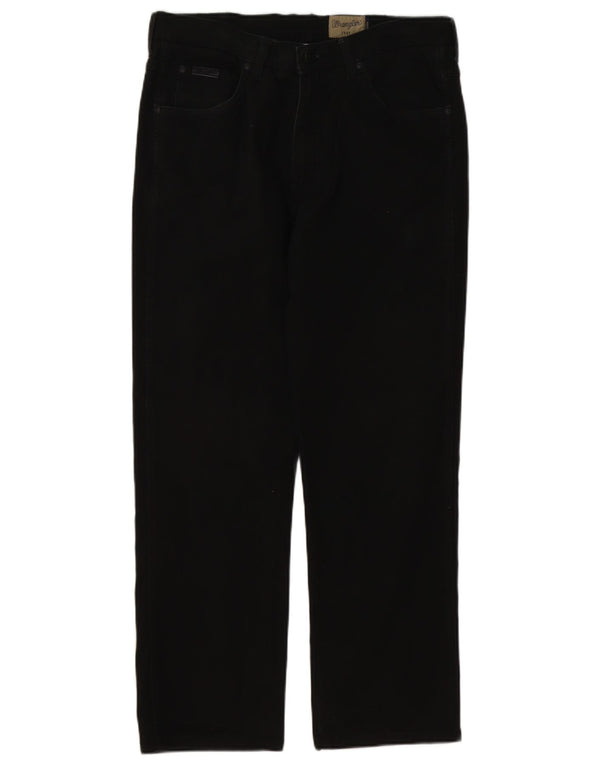 Pantaloni casual dritti elasticizzati da uomo Wrangler Arizona W35 L34 cotone nero