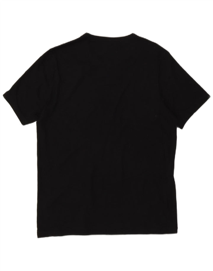 T-shirt da uomo Hugo Boss Top grande in cotone nero