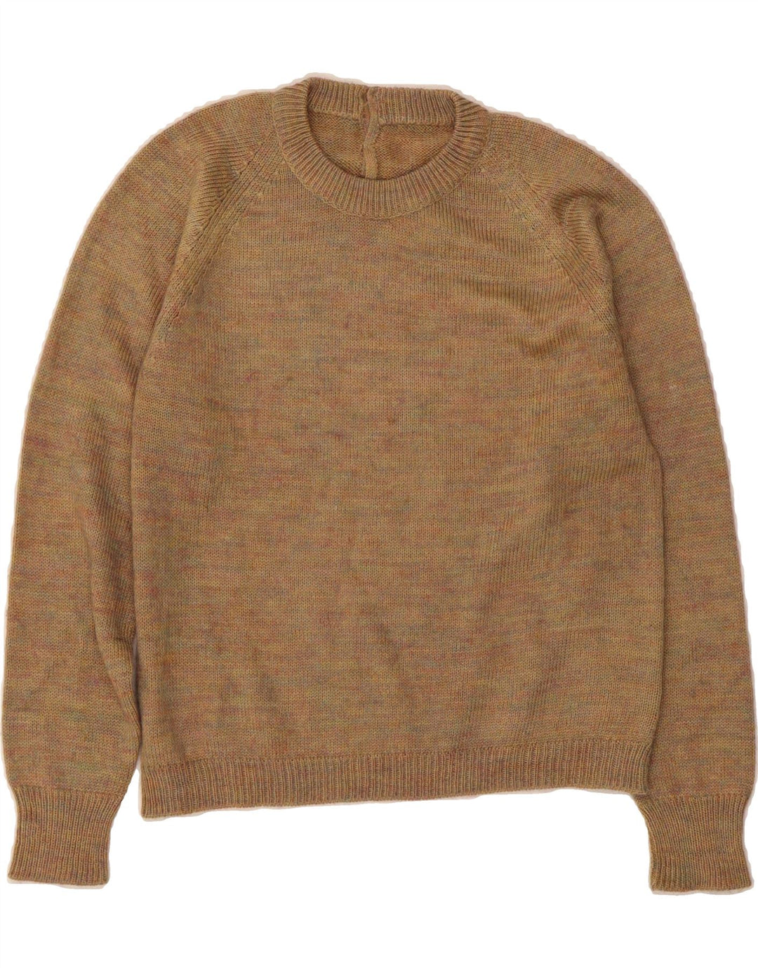VINTAGE Womens Crew Neck Jumper Sweater UK 14 Large Brown Vintage Vintage and Second-Hand Vintage from Messina Hembry 