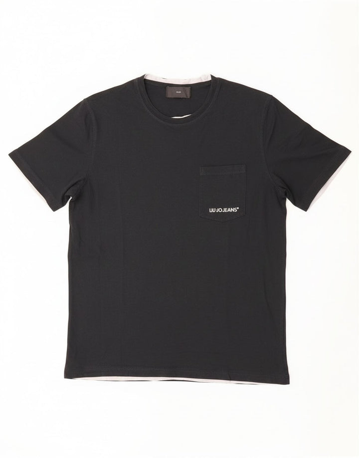 T-shirt uomo Liu Jo Top media nera