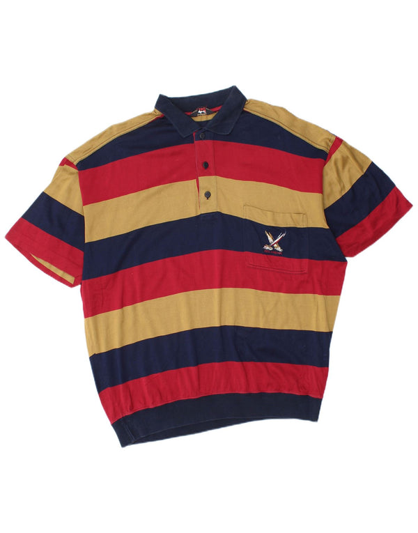 Polo da uomo Paul & Shark XL in cotone a righe multicolore