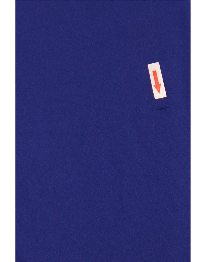 T-shirt Nike Dri Fit da uomo, grande, in poliestere color block blu