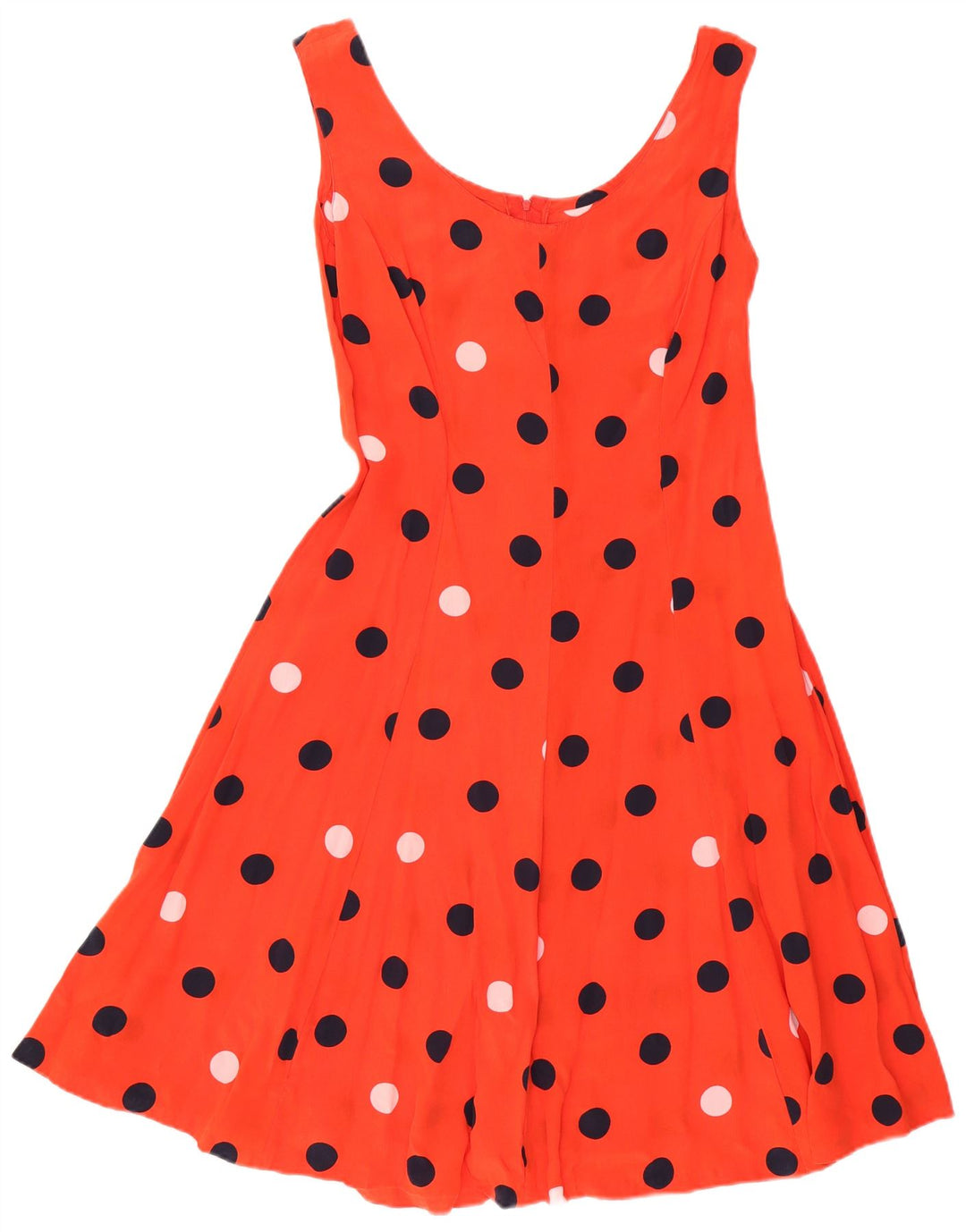 Prendisole vintage da donna UK 14 medio a pois rossi