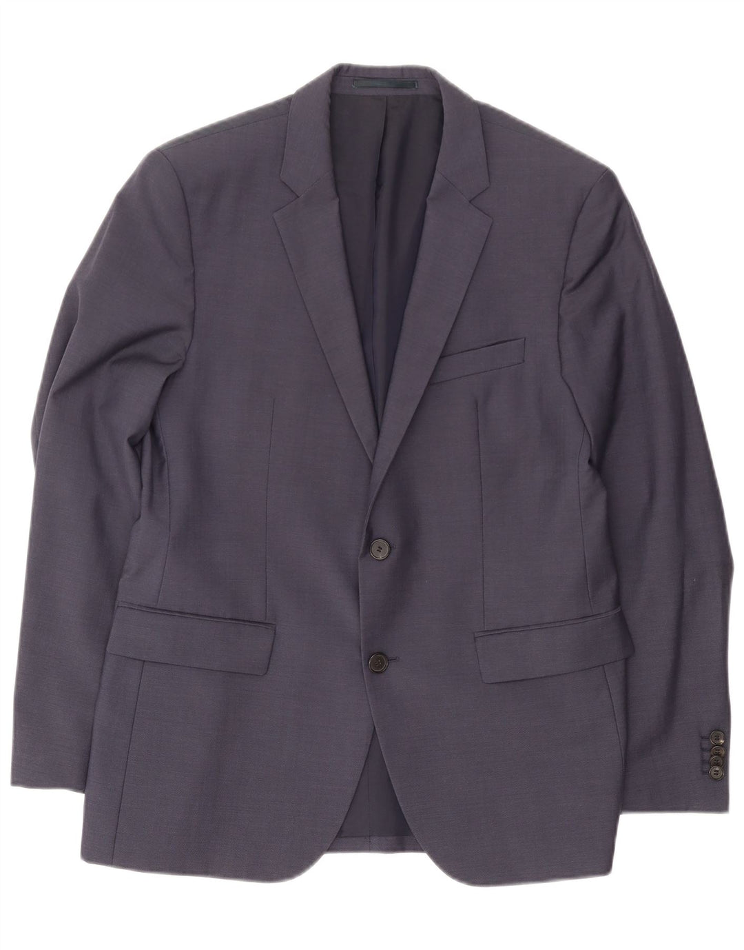 Giacca blazer da uomo a 2 bottoni Hugo Boss EU 50 grande lana blu navy