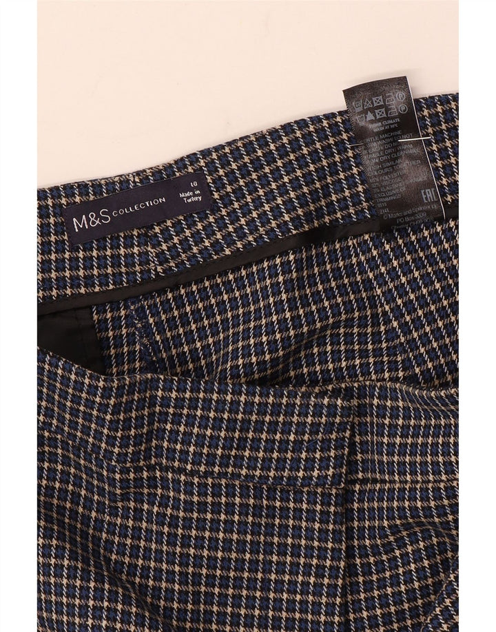 Pantaloni corti da donna Marks & Spencer UK 10 piccoli W28 L25 blu