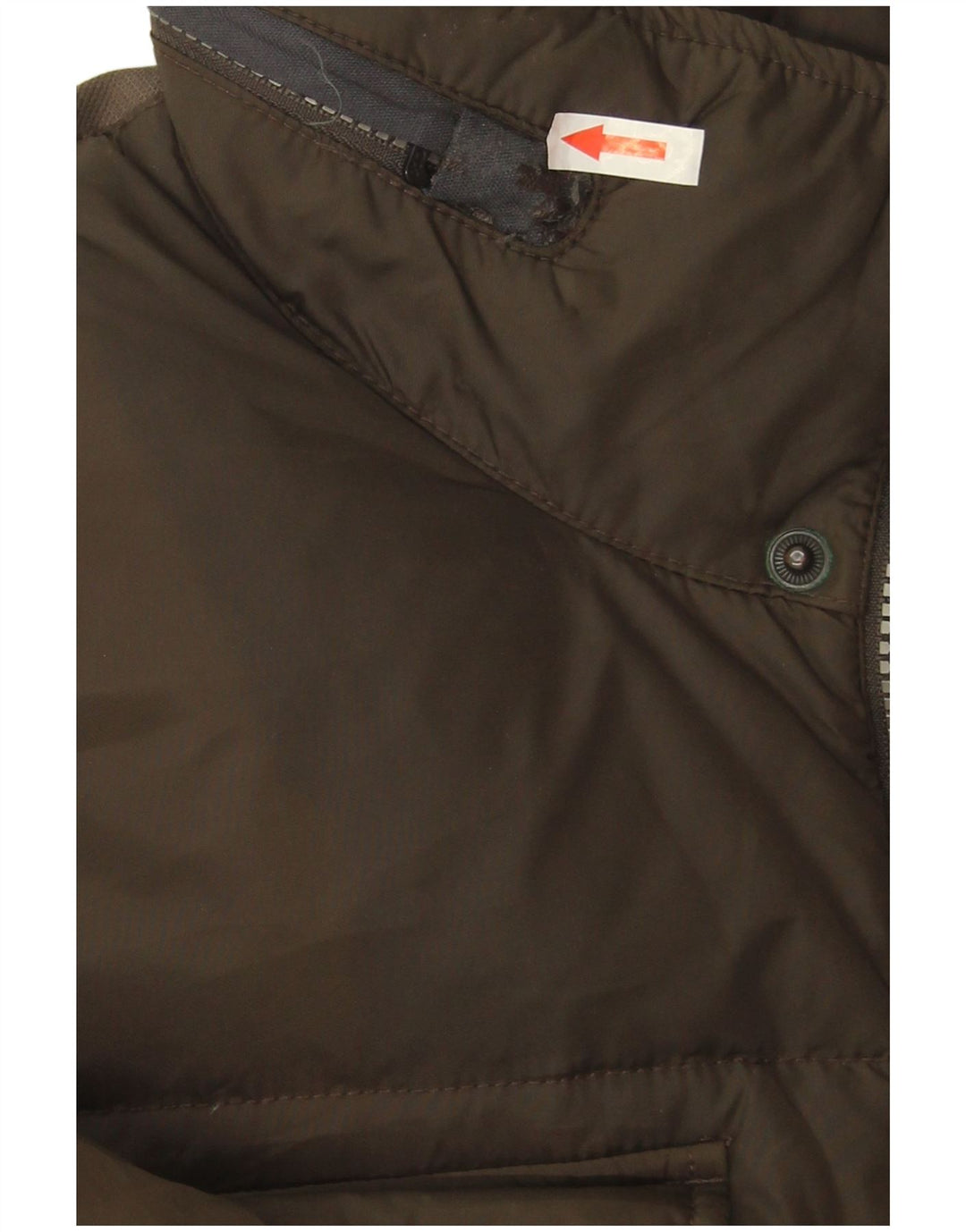 Geox Giacca imbottita con cappuccio da uomo UK 42 XL Khaki Poliammide