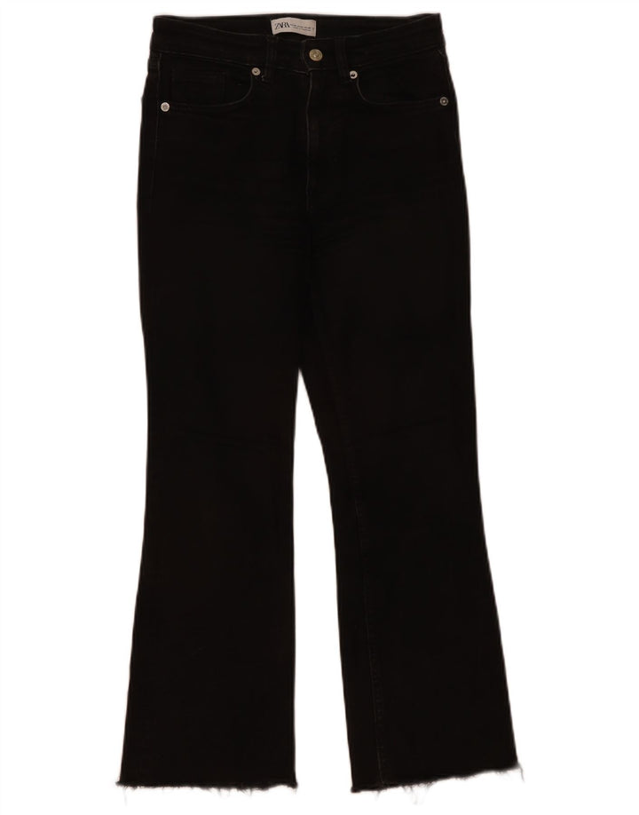 Jeans corti da donna Zara EU 36 XS W26 L24 Nero