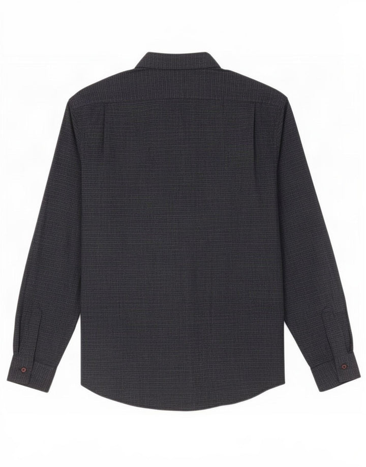 Camicia da uomo Benetton XL a quadretti blu navy