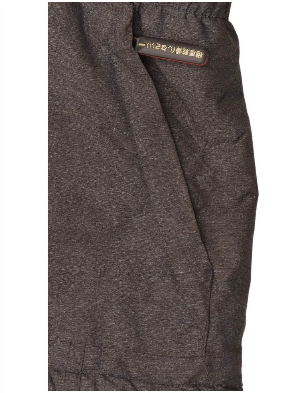 Giacca a vento con cappuccio da donna Superdry UK 16 grande nylon grigio