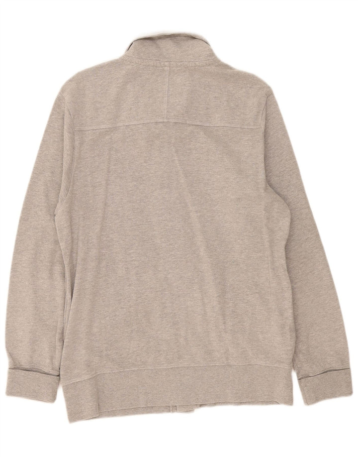Maglione cardigan da uomo Jack & Jones grande cotone grigio
