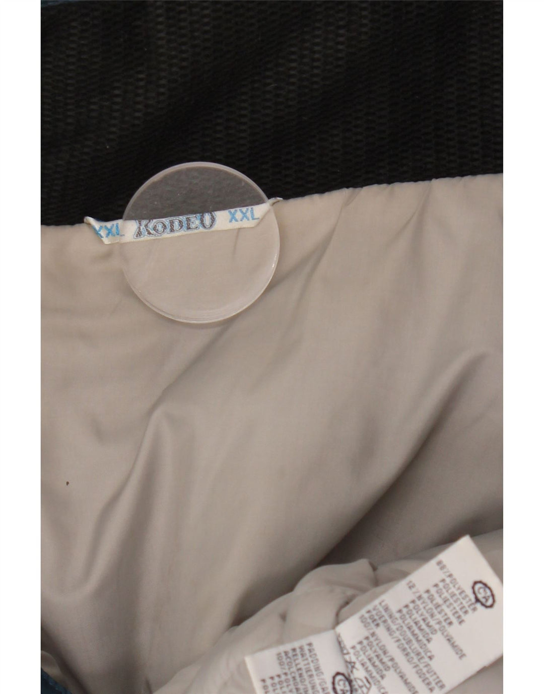 Giacca a vento da uomo con zip C&A UK 44 2XL Blu poliestere color block invernale