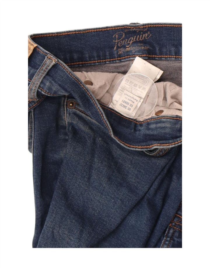 Jeans slim da uomo Penguin W34 L32 cotone blu