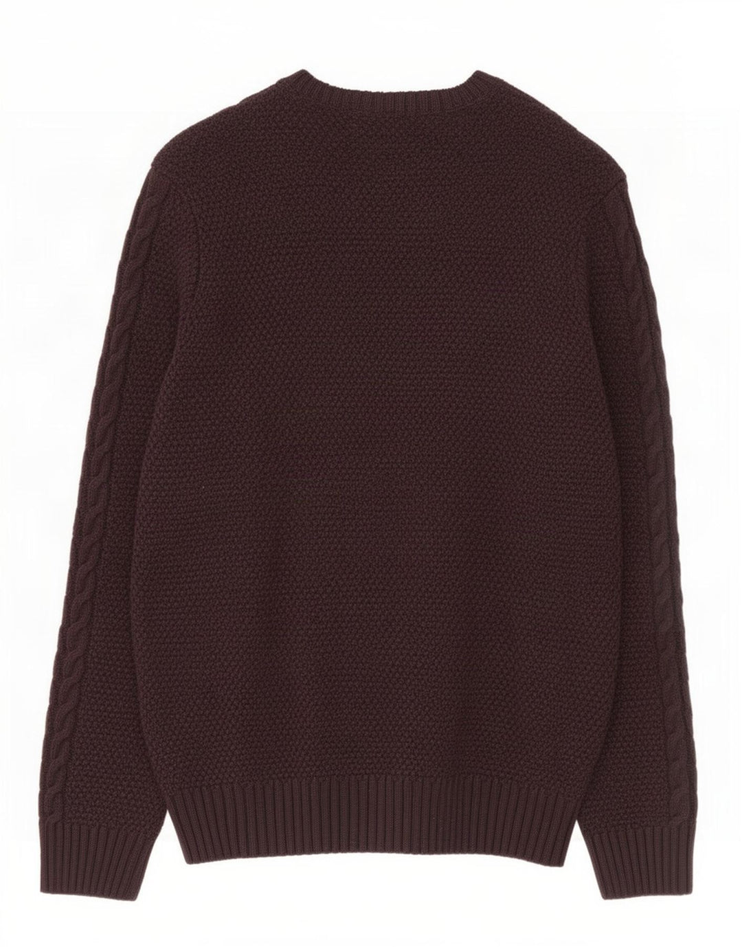 Maglione maglione girocollo da uomo Marks & Spencer XL acrilico marrone