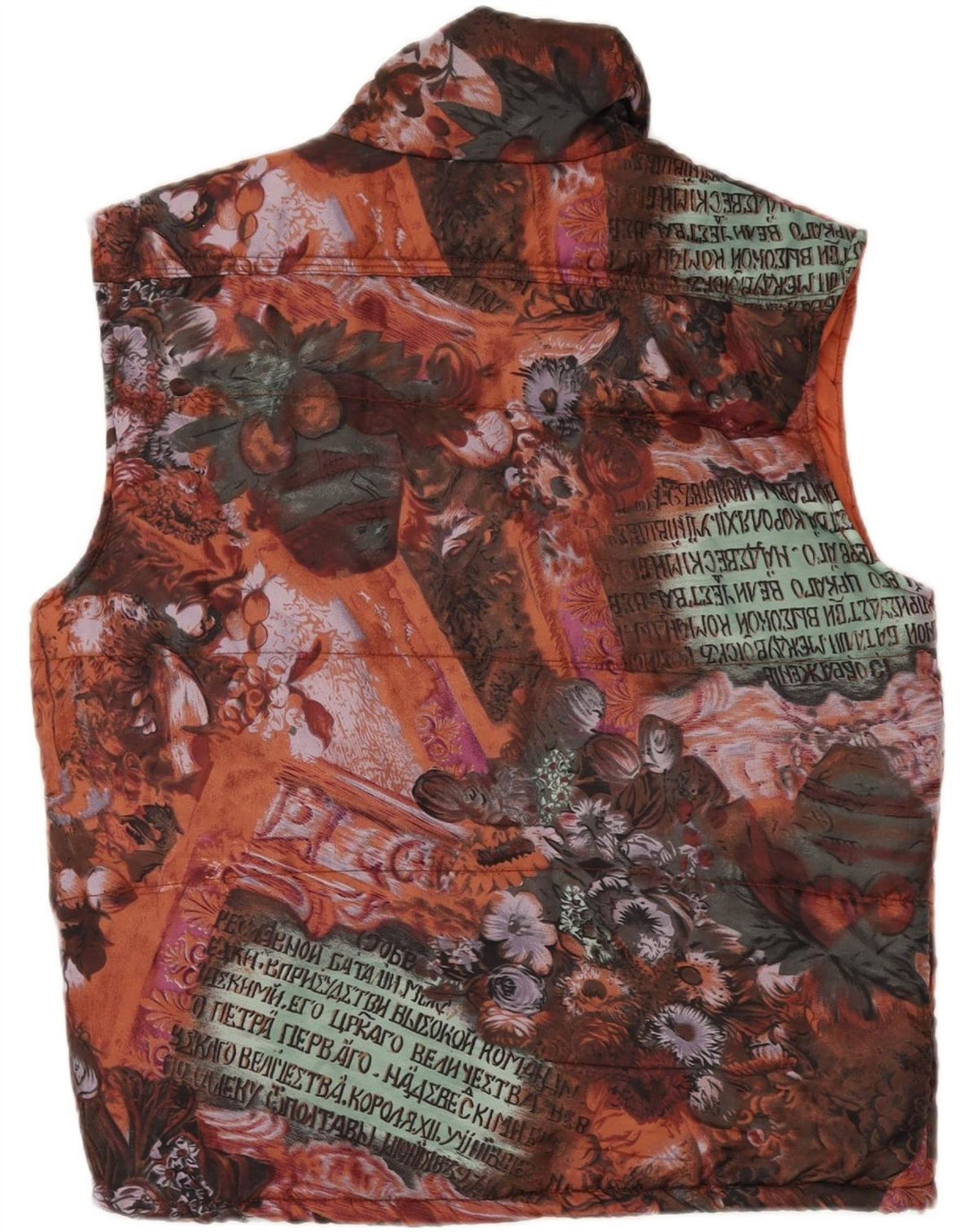 Gilet imbottito con grafica da uomo REPRISE UK 36 piccolo floreale multicolore