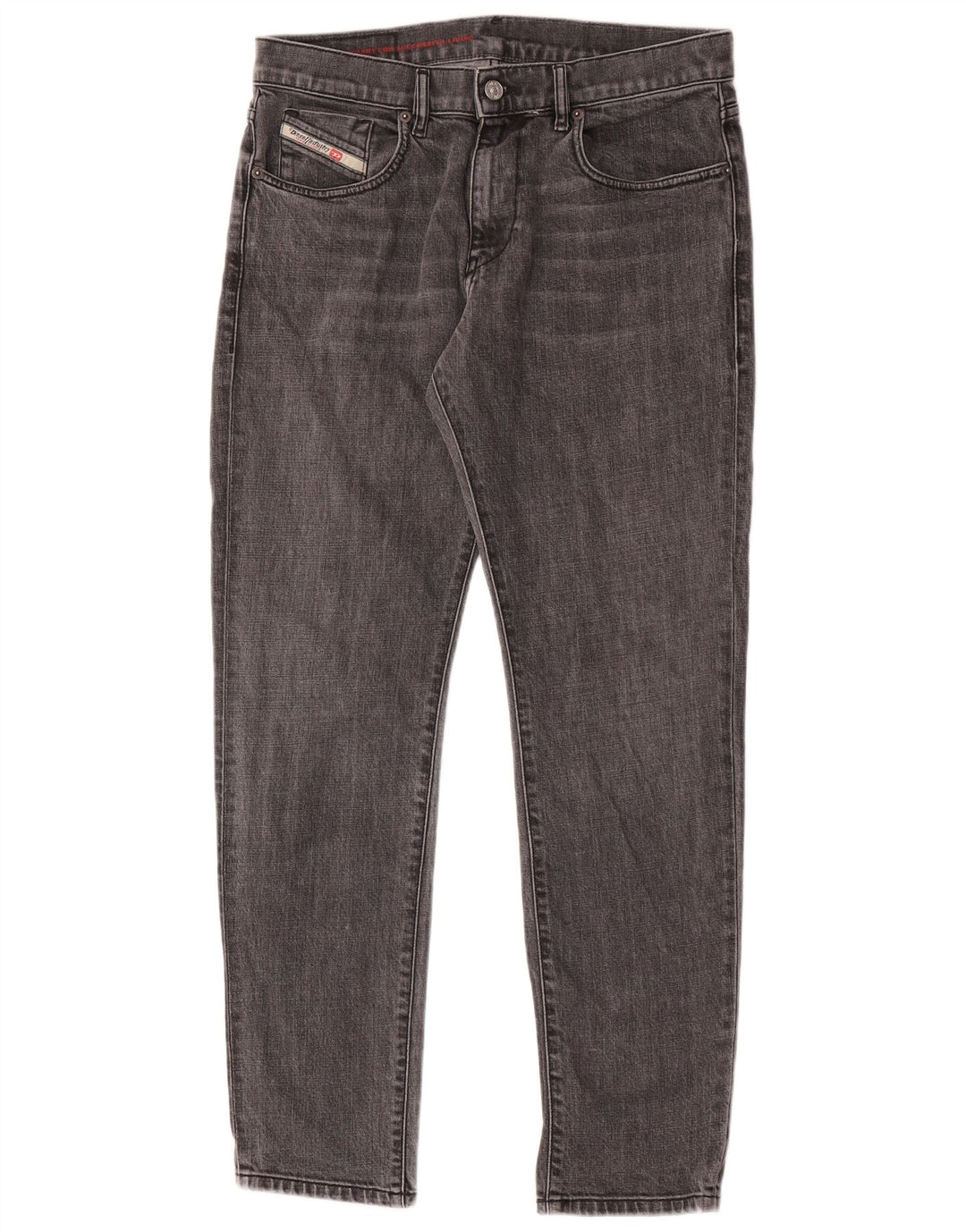 Jeans uomo Diesel Thanaz Slim W30 L30 cotone grigio