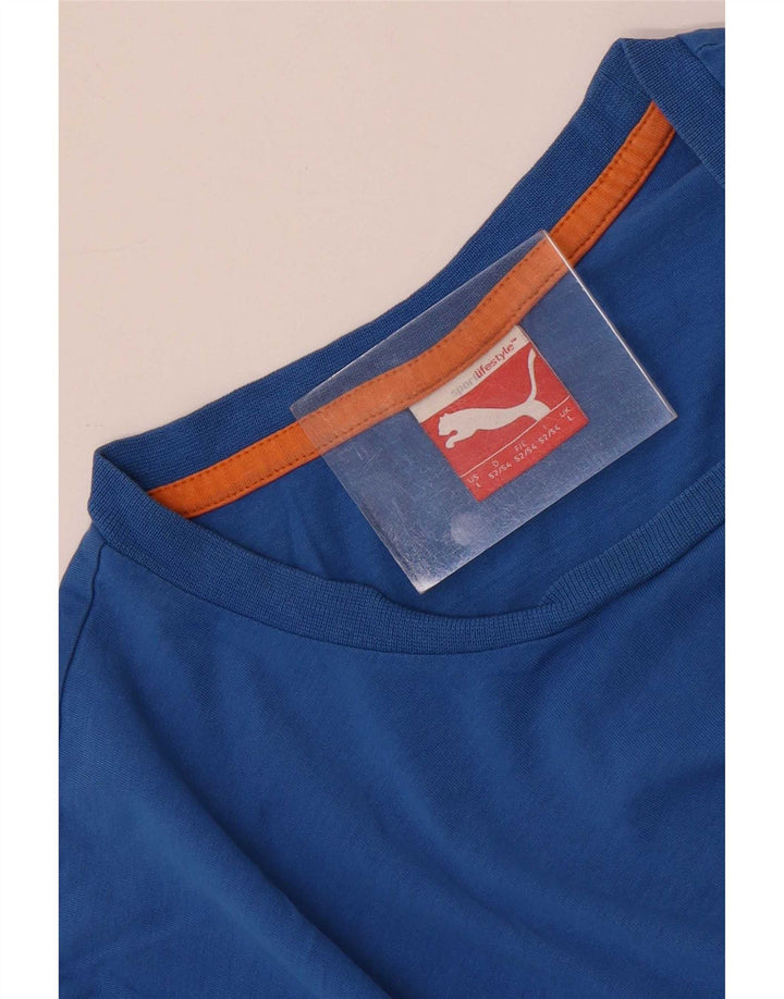 Maglietta Puma da uomo grande blu