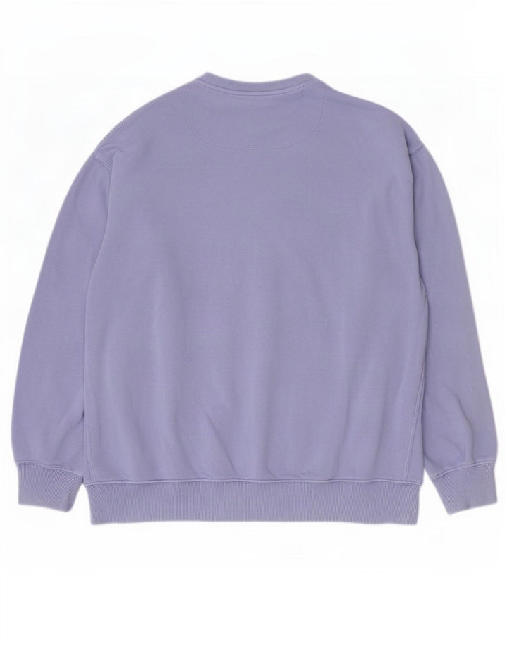 Felpa da donna Fat Face Jumper UK 12 Cotone blu medio