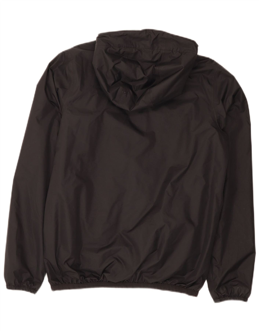 Giacca antipioggia oversize con cappuccio da donna K-Way UK 10 Small Nero Poliammide