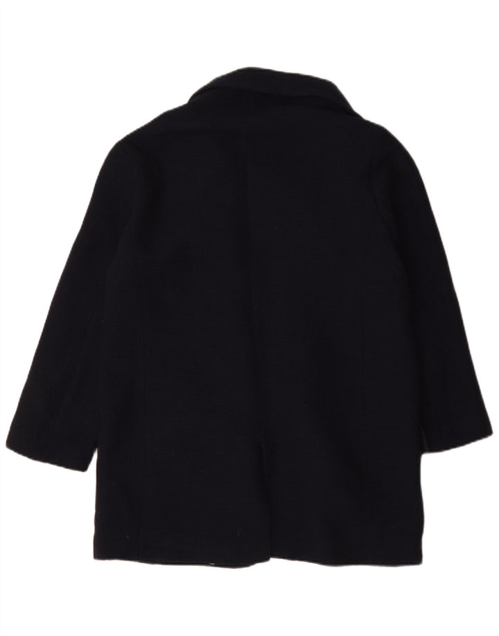 Giacca blazer aperta da donna Zara UK 16 grande in acrilico blu navy
