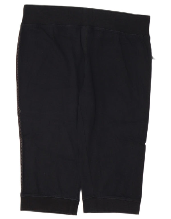 CHAMPION Pantaloncini sportivi Bermuda Heritage Classics da donna UK 14 Large Nero