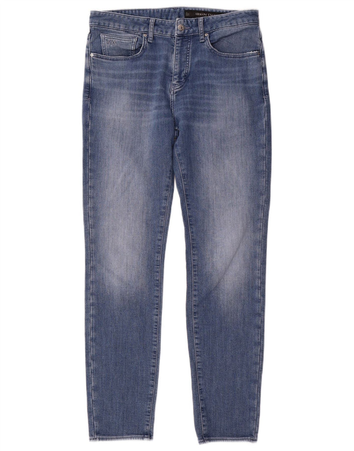 Jeans slim da donna Armani Exchange W32 L32 cotone blu