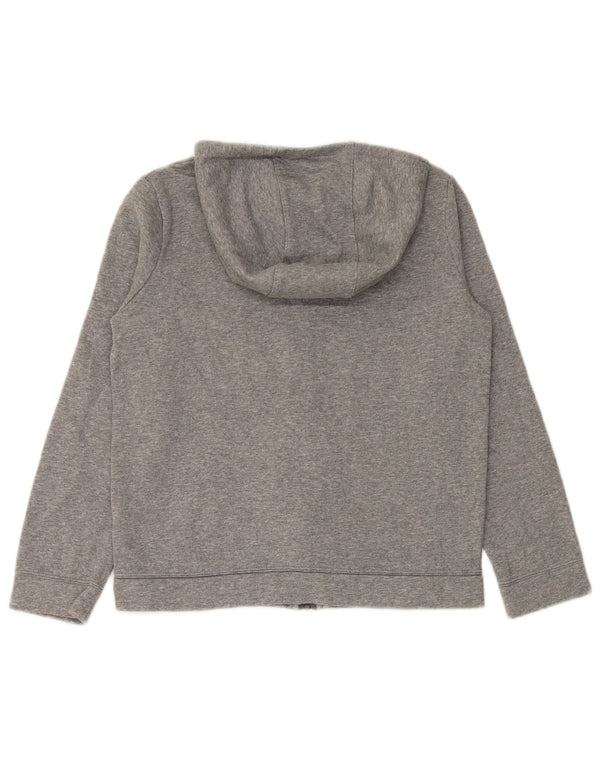 Maglione con cappuccio e zip NIKE per ragazzi 12-13 anni, grande in cotone grigio
