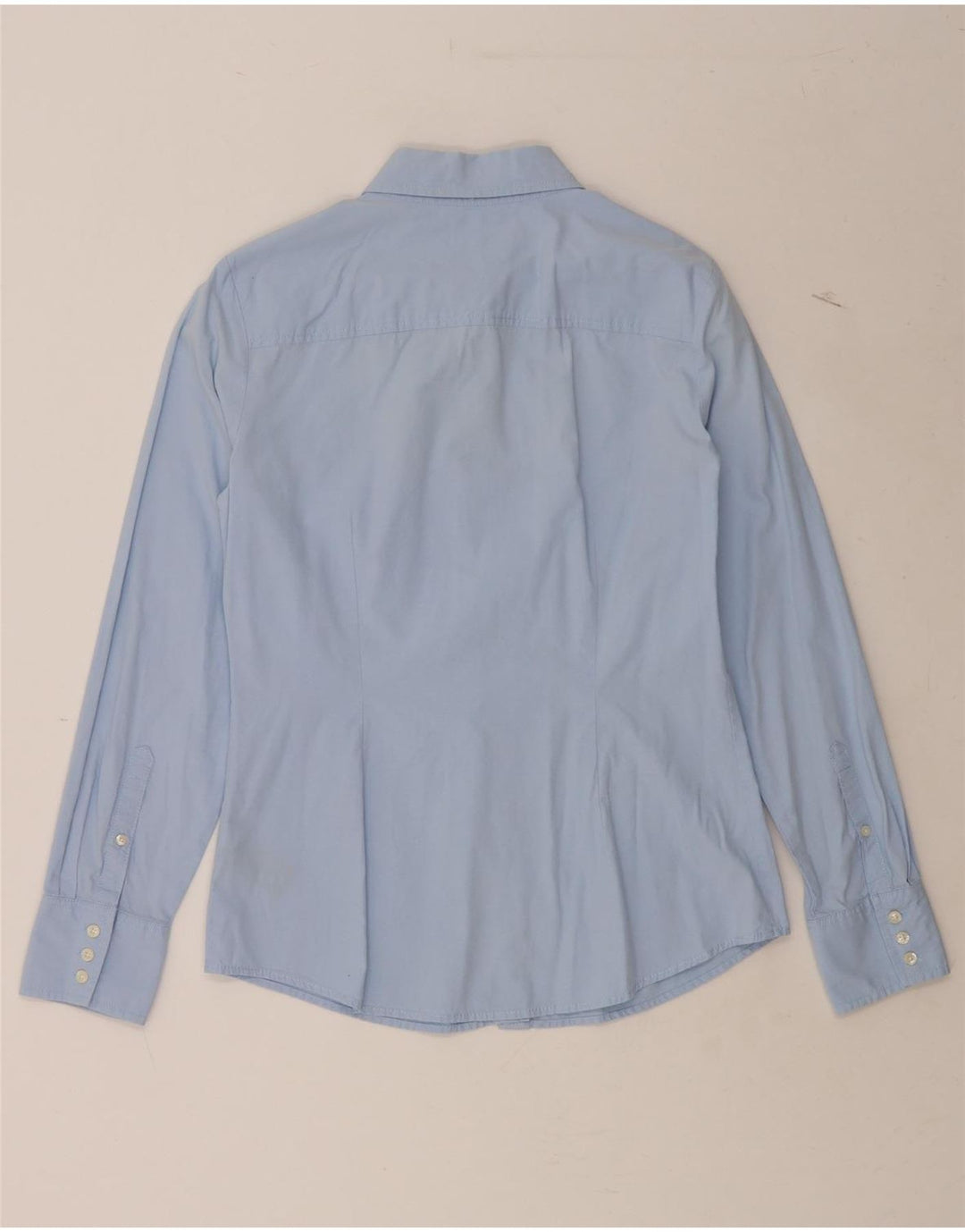 TOMMY HILFIGER Womens Shirt UK 14 Medium Blue Cotton Vintage Tommy Hilfiger and Second-Hand Tommy Hilfiger from Messina Hembry 