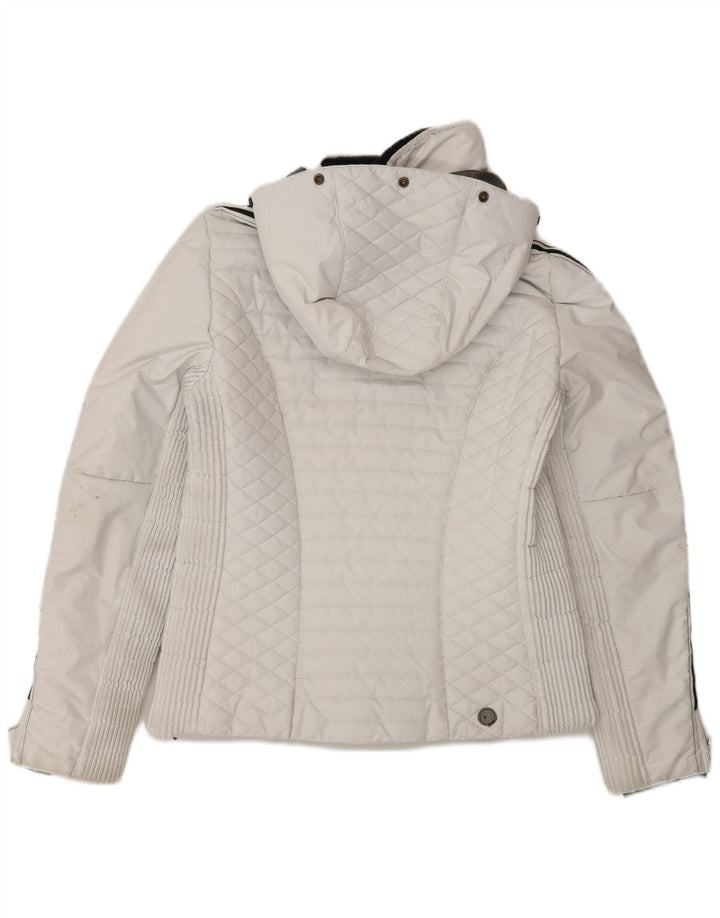 Giacca a vento con cappuccio da donna Colmar IT 44 Medium White Sports