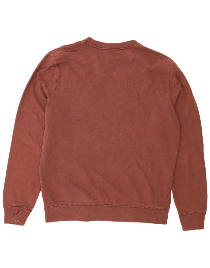 Felpa da uomo All Saints Maglione grande in cotone marrone