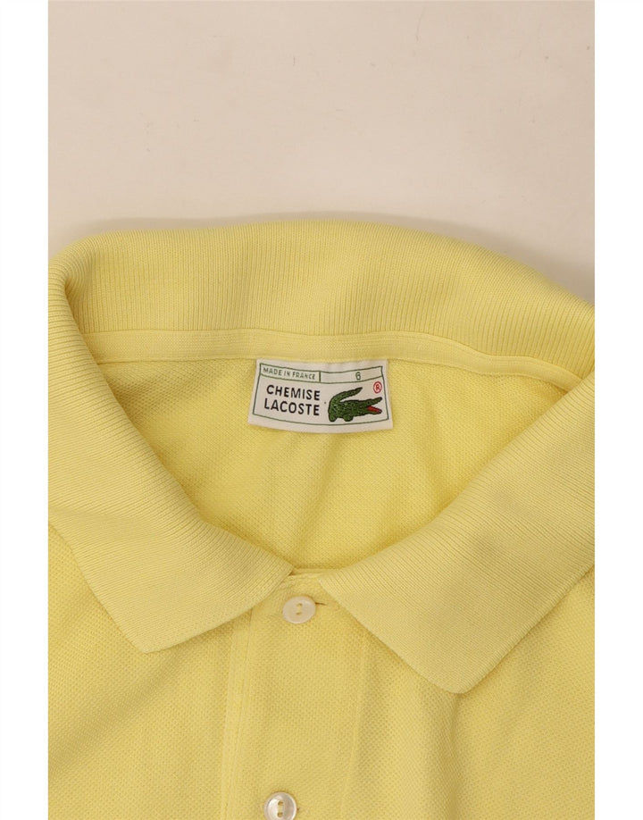 Polo da uomo Lacoste taglia 6 XL gialla