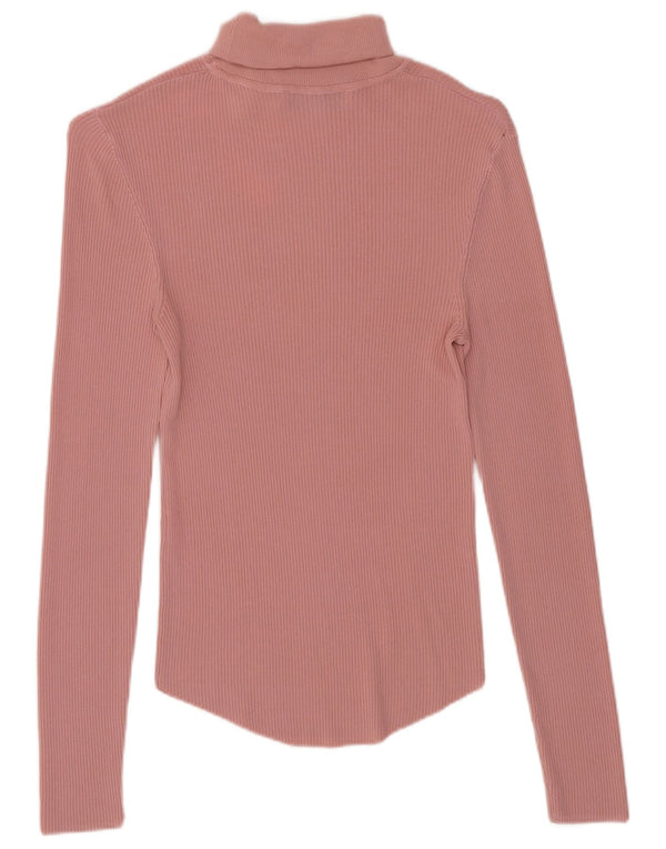 Top Zara da donna a maniche lunghe UK 8 Small rosa