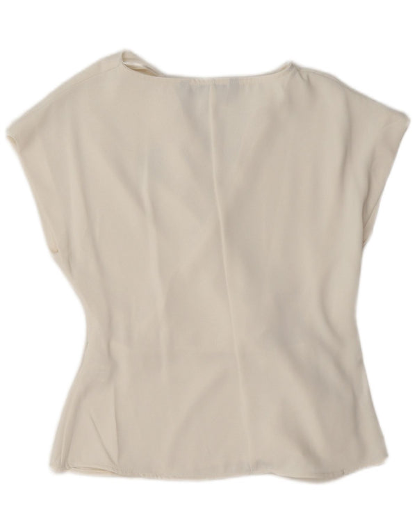 Camicetta da donna Zara Top UK 10 piccola bianca in poliestere