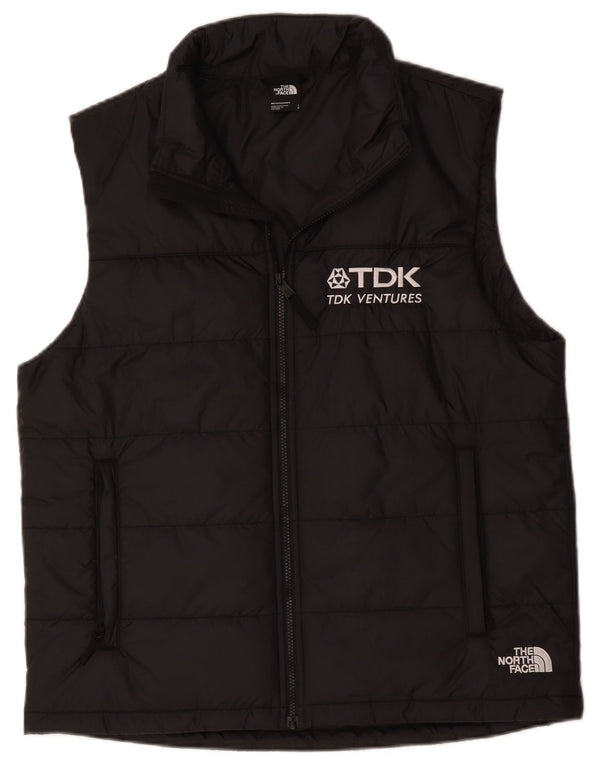 Gilet imbottito con grafica da uomo The North Face UK 40 grande poliestere nero
