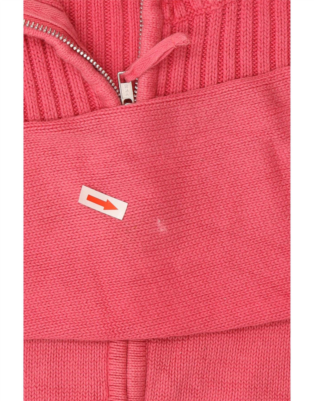 Maglione cardigan da donna Marks & Spencer UK 16 grande cotone rosa