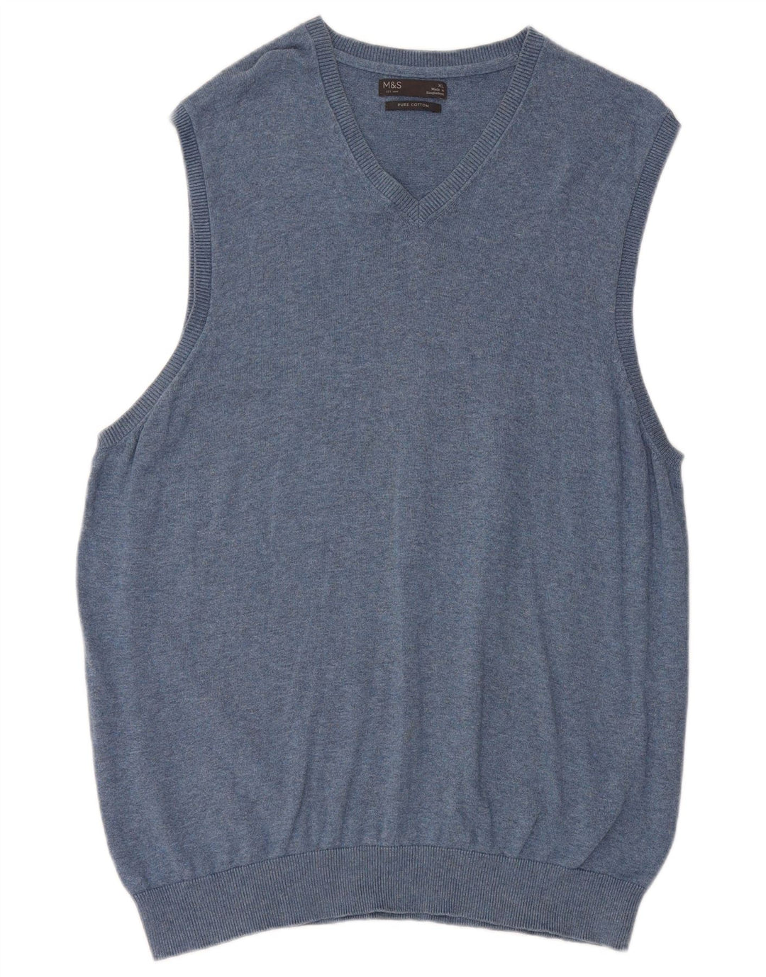 Canotta da uomo Marks & Spencer XL in cotone blu
