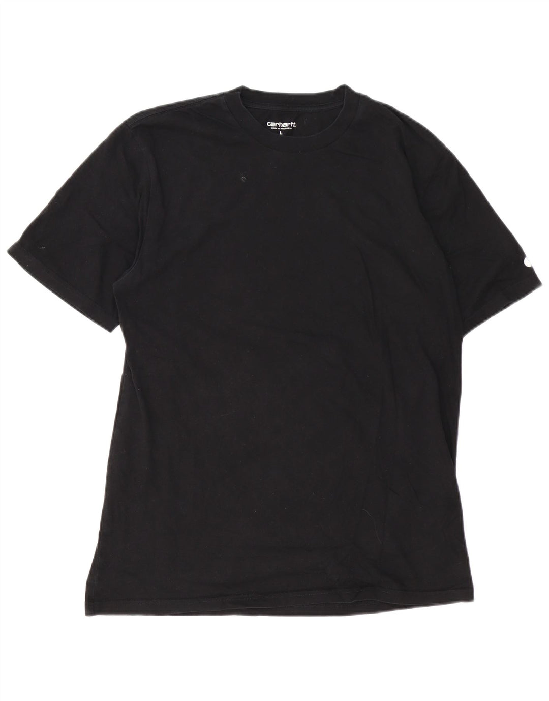 CARHARTT Mens T-Shirt Top Large Black Cotton Vintage Carhartt and Second-Hand Carhartt from Messina Hembry 