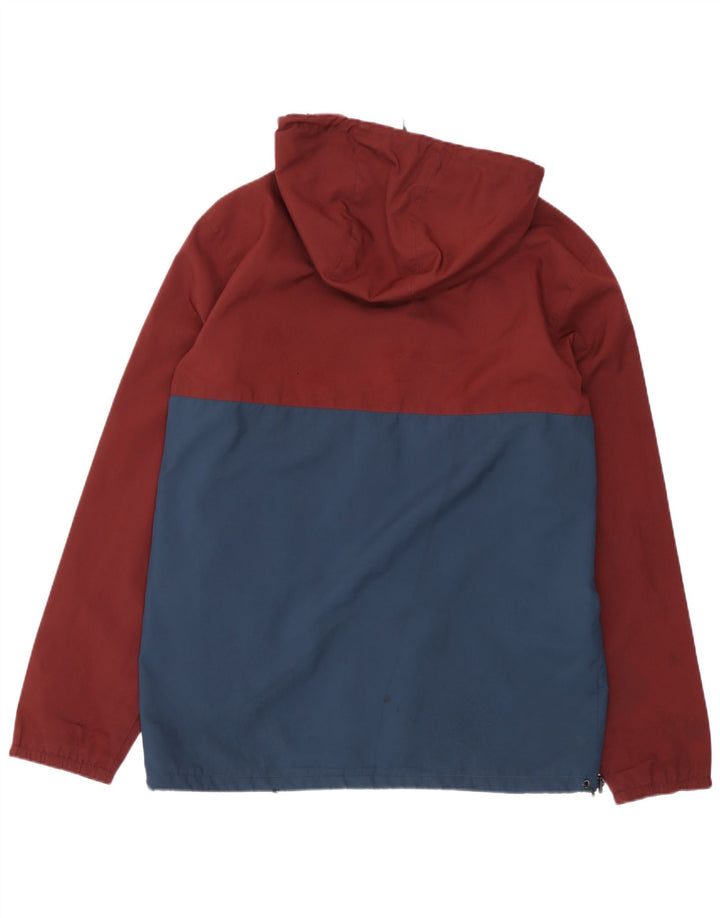Giacca antipioggia da uomo con cappuccio Vans UK 38 color block bordeaux medio