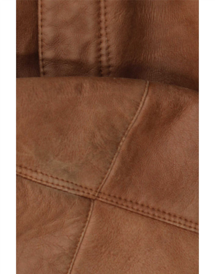 Giacca vintage in montone da uomo IT 52 XL Shearling beige