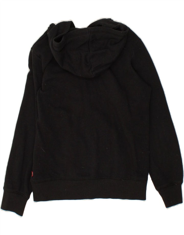 LEVI'S Boys Zip Hoodie Sweater 11-12 Years Black Cotton Vintage Levi's and Second-Hand Levi's from Messina Hembry 