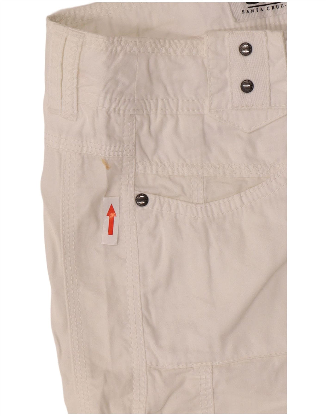 Pantaloncini casual da donna O'Neill W29 piccoli in cotone bianco