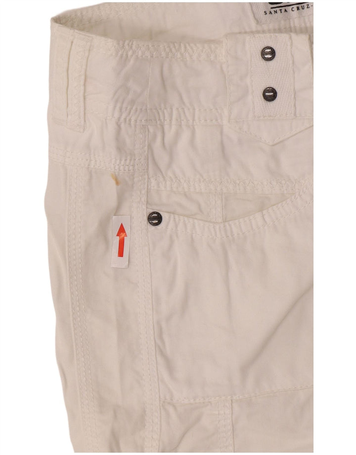 Pantaloncini casual da donna O'Neill W29 piccoli in cotone bianco