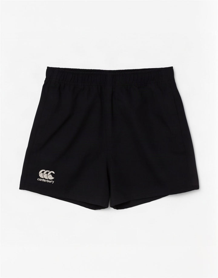 Pantaloncini sportivi da uomo Canterbury piccoli in poliestere nero