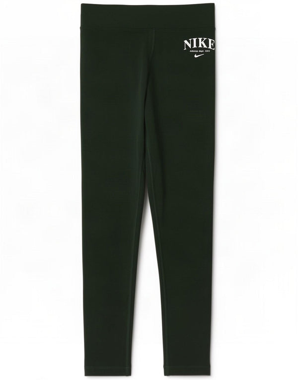 Leggings grafici Nike Tight Fit da donna UK 12 cotone verde medio