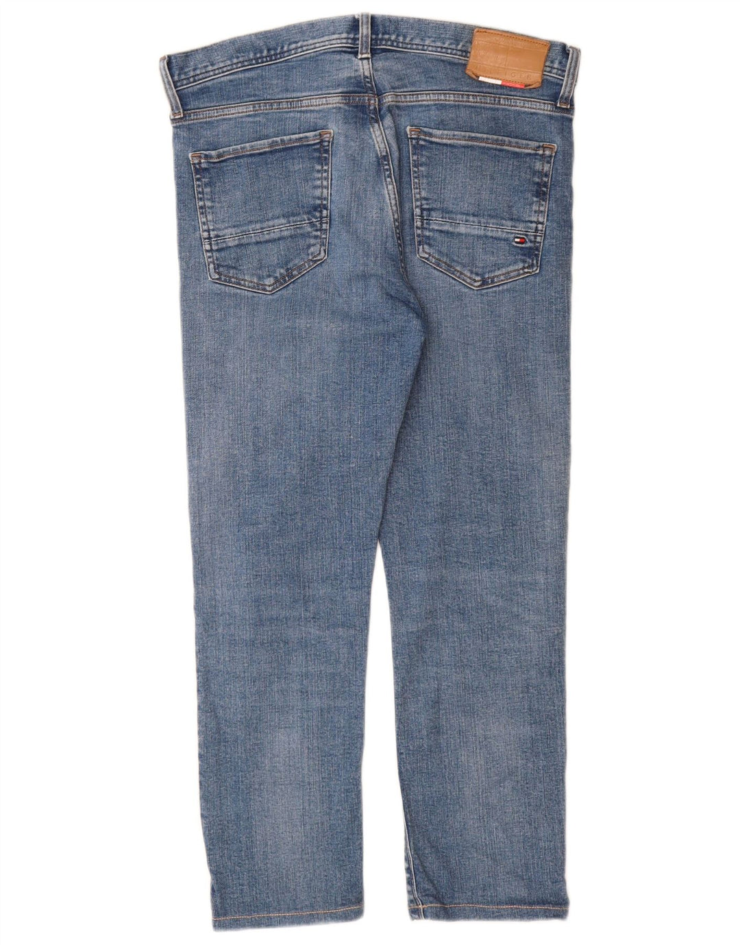 Tommy Hilfiger Uomo Bleecker Slim Jeans W32 L27 Blu Cotone
