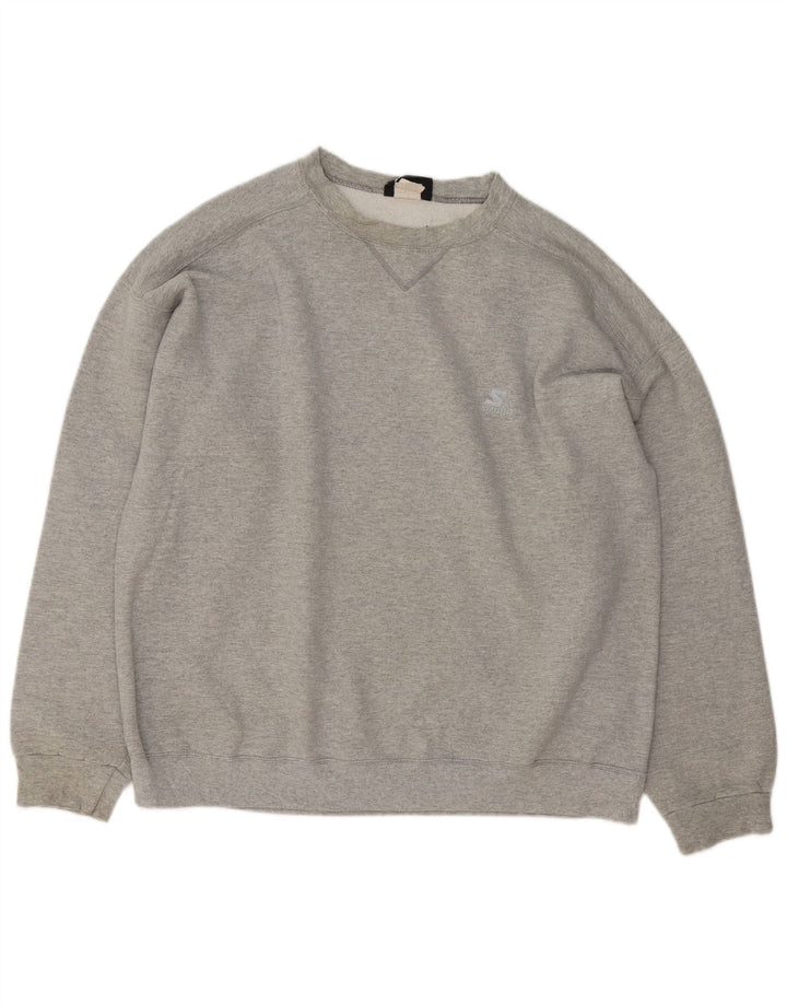 Felpa da uomo Starter Maglione XL Grigio chiazzato