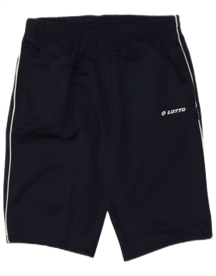Pantaloncini sportivi da uomo Lotto medio poliestere blu navy