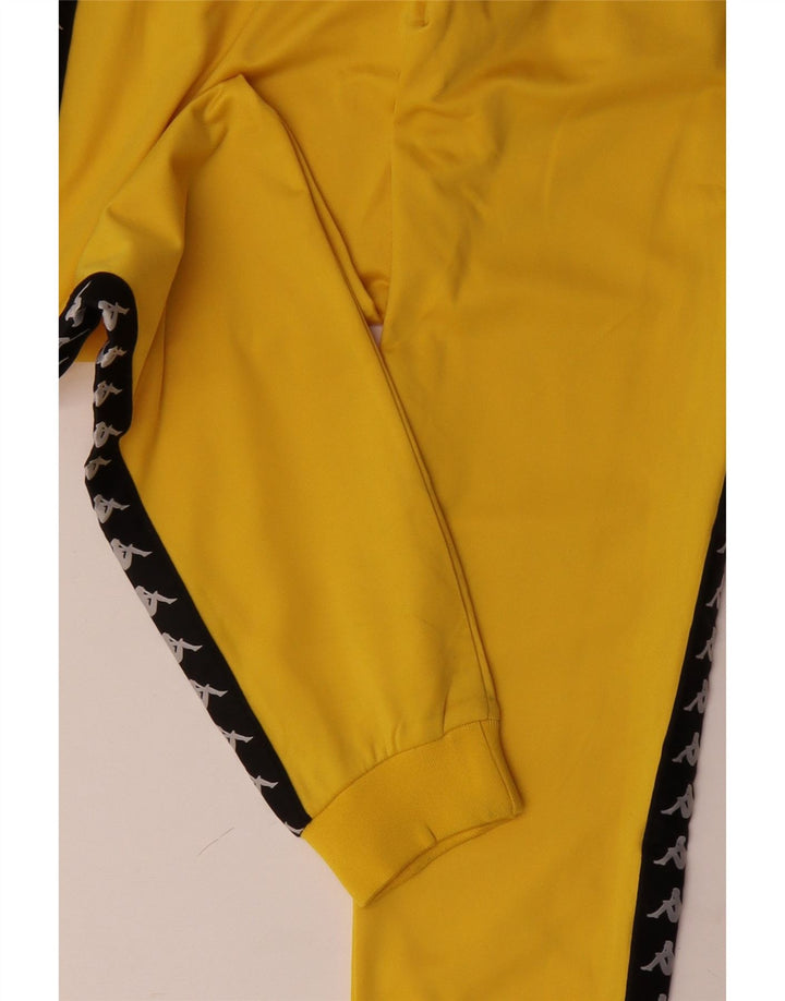 Pantaloni da tuta con grafica KAPPA da uomo Joggers XL Giallo Colourblock