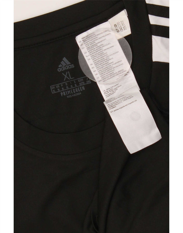 T-shirt grafica da uomo Adidas Aeroready Top XL poliestere nero
